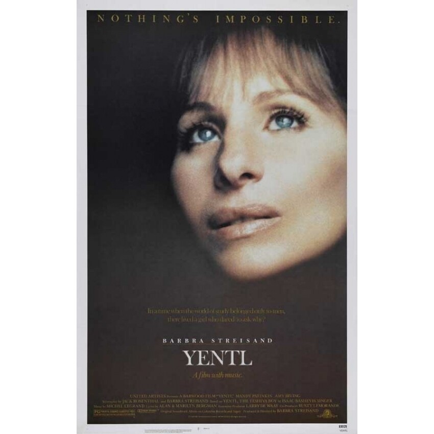 Pop Culture Graphics Yentl Movie Poster Print (27 x 40) - Item MOVGB10080