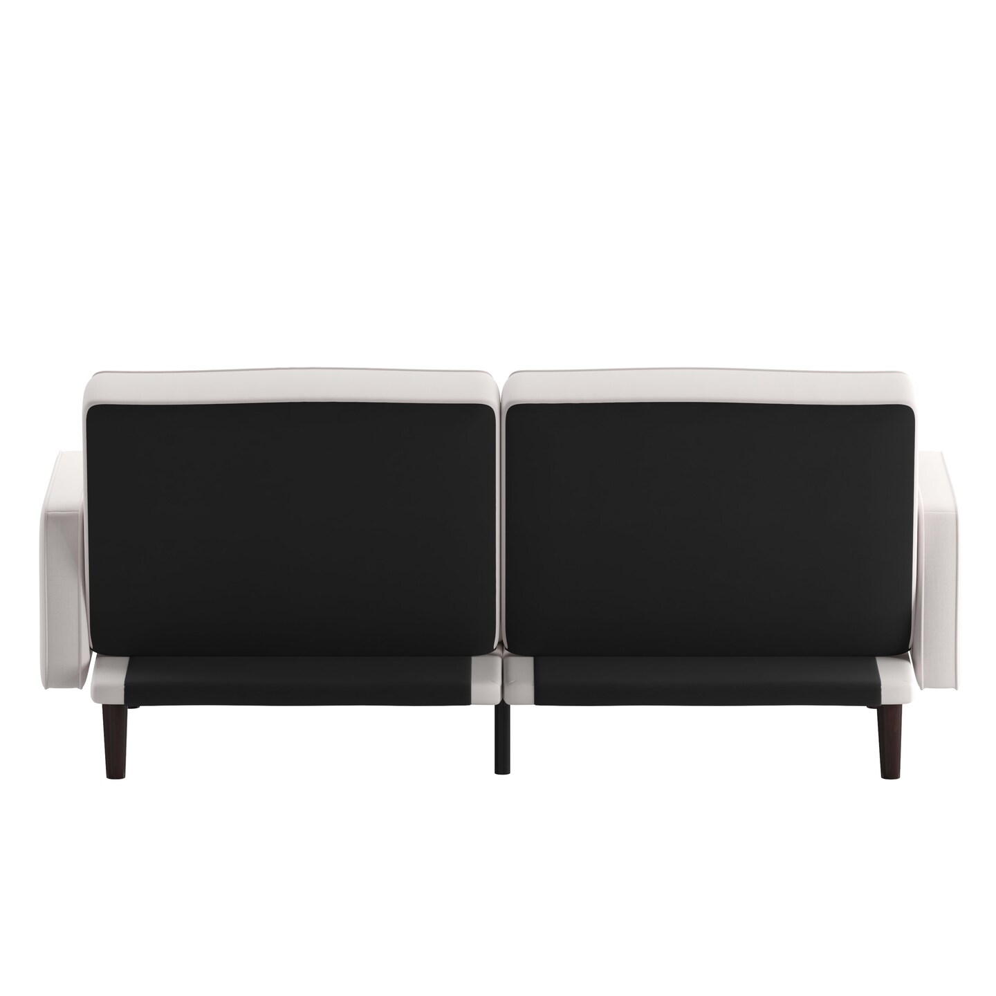 Merrick Lane Niklas Mid Century Modern Split-Back Sofa Futon with 3 Recline Positions