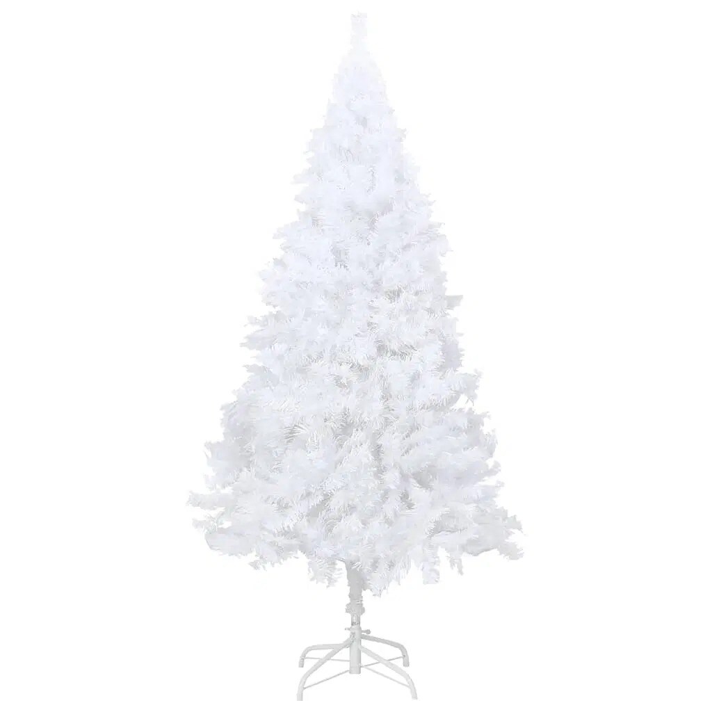 4 ft White Christmas Tree with Thick PVC Branches