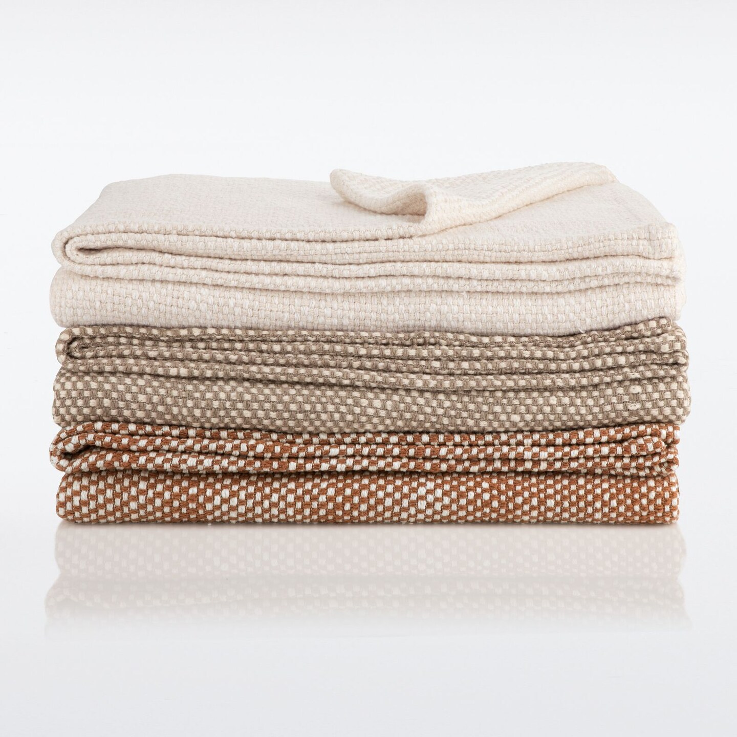 Nate Home by Nate Berkus Two-Tone Cotton Bed Blanket