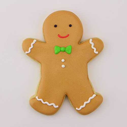 Happy Gingerbread Man Cookie Cutter, Large 5.25&#x22; by Ann Clark Cookie Cutters