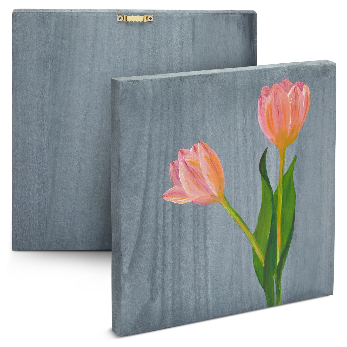 2Pack 12x12 Large Blank Wooden Signs for Crafts, RusticStyle