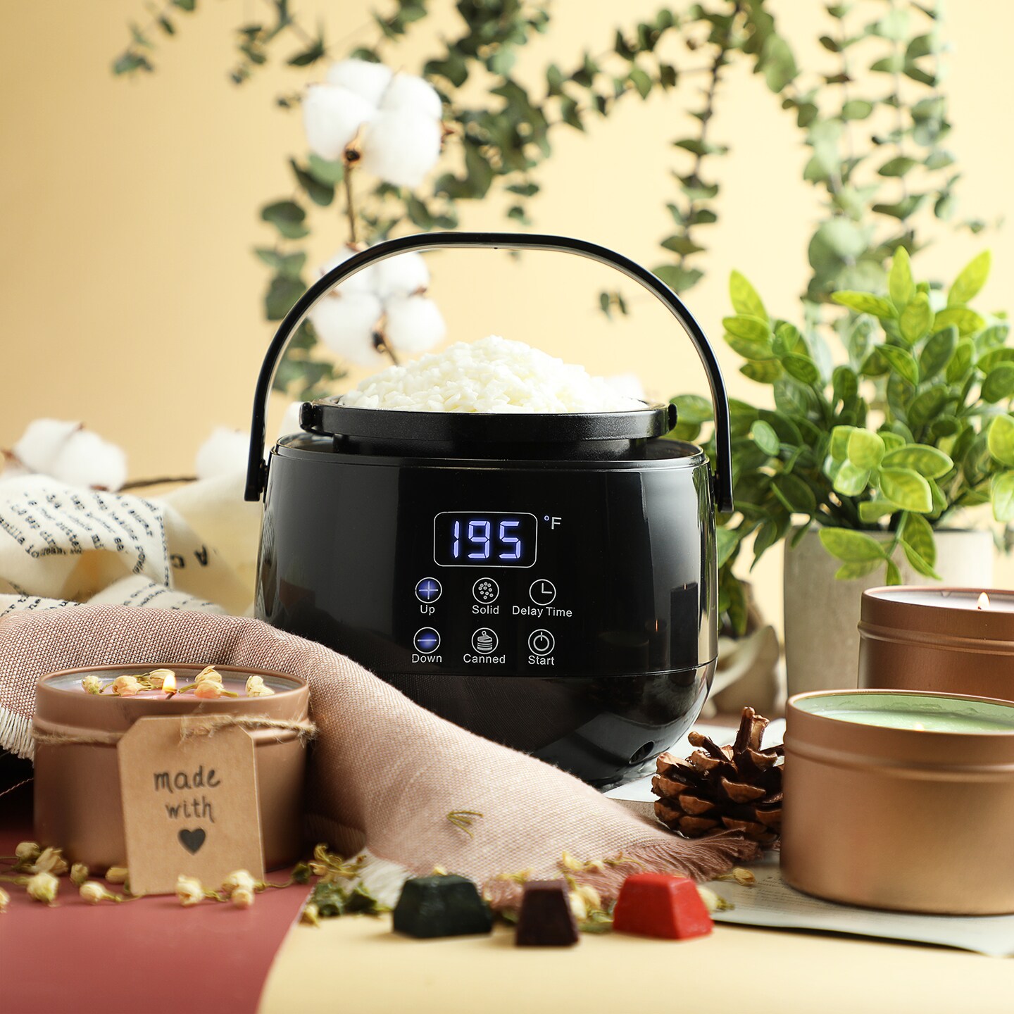 Hearth &#x26; Harbor DIY Natural Soy Candle Making Kit