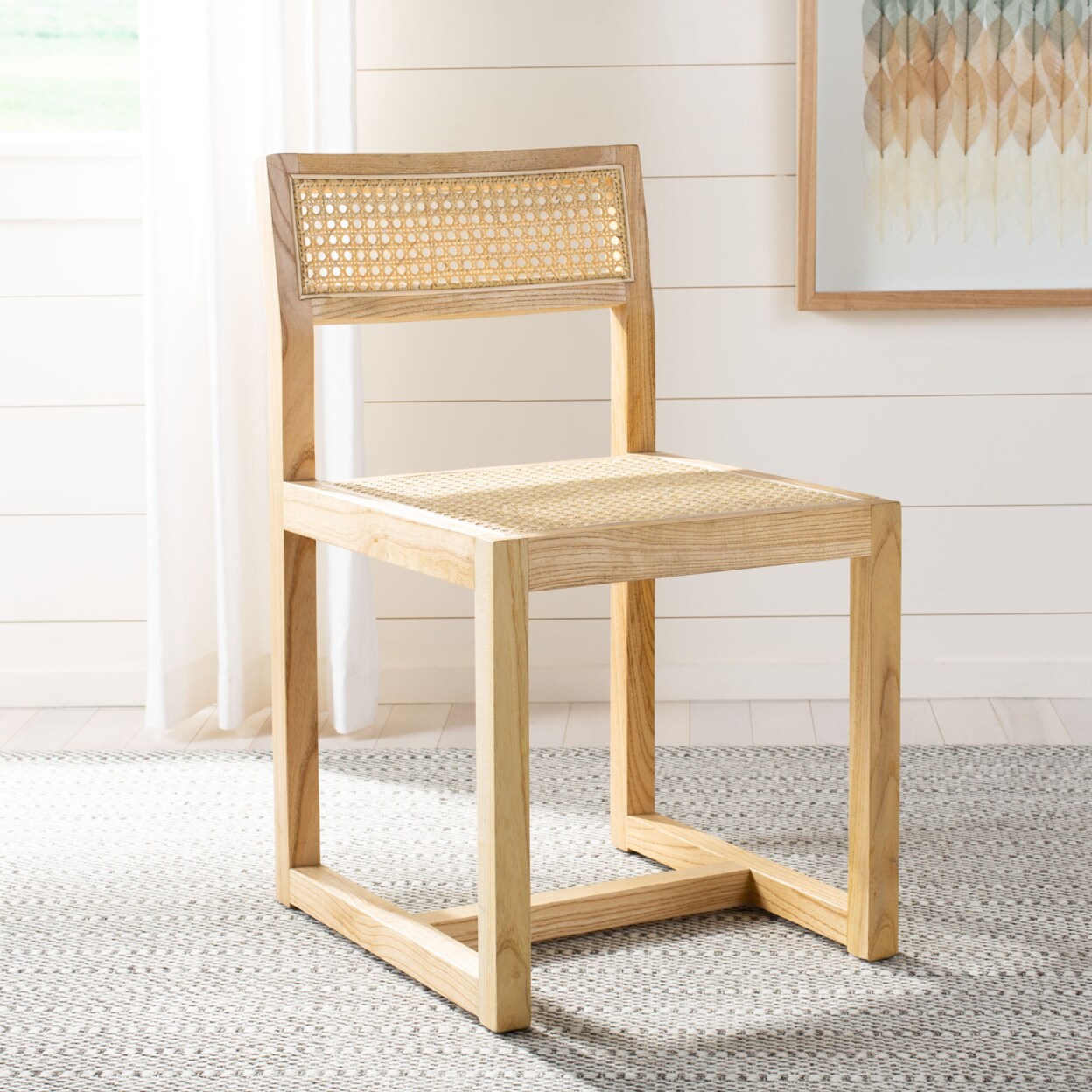 Safavieh   Bernice Cane Dining Chair Natural