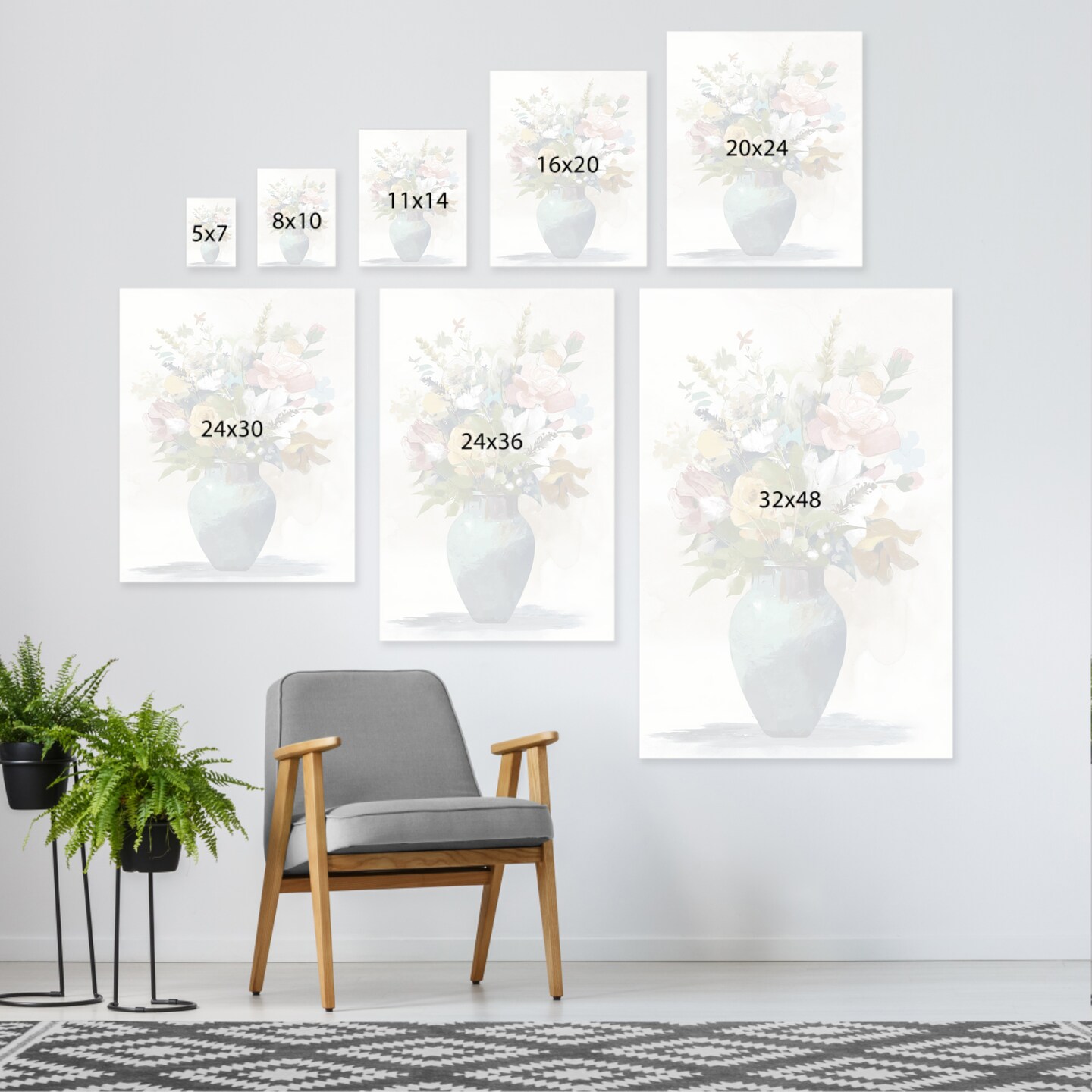 Charming Bouquet by PI Creative Art  Gallery Wrapped Canvas - Americanflat