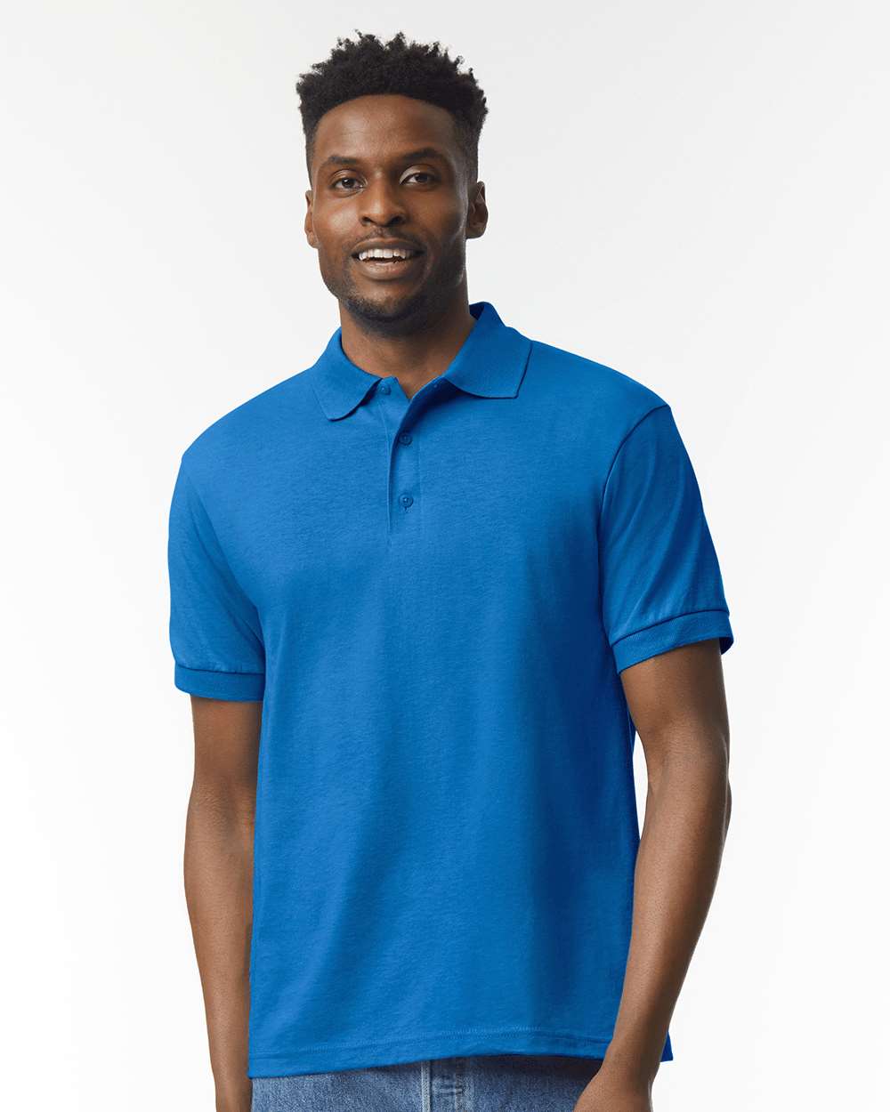 Short sleeve comfort polo shirt