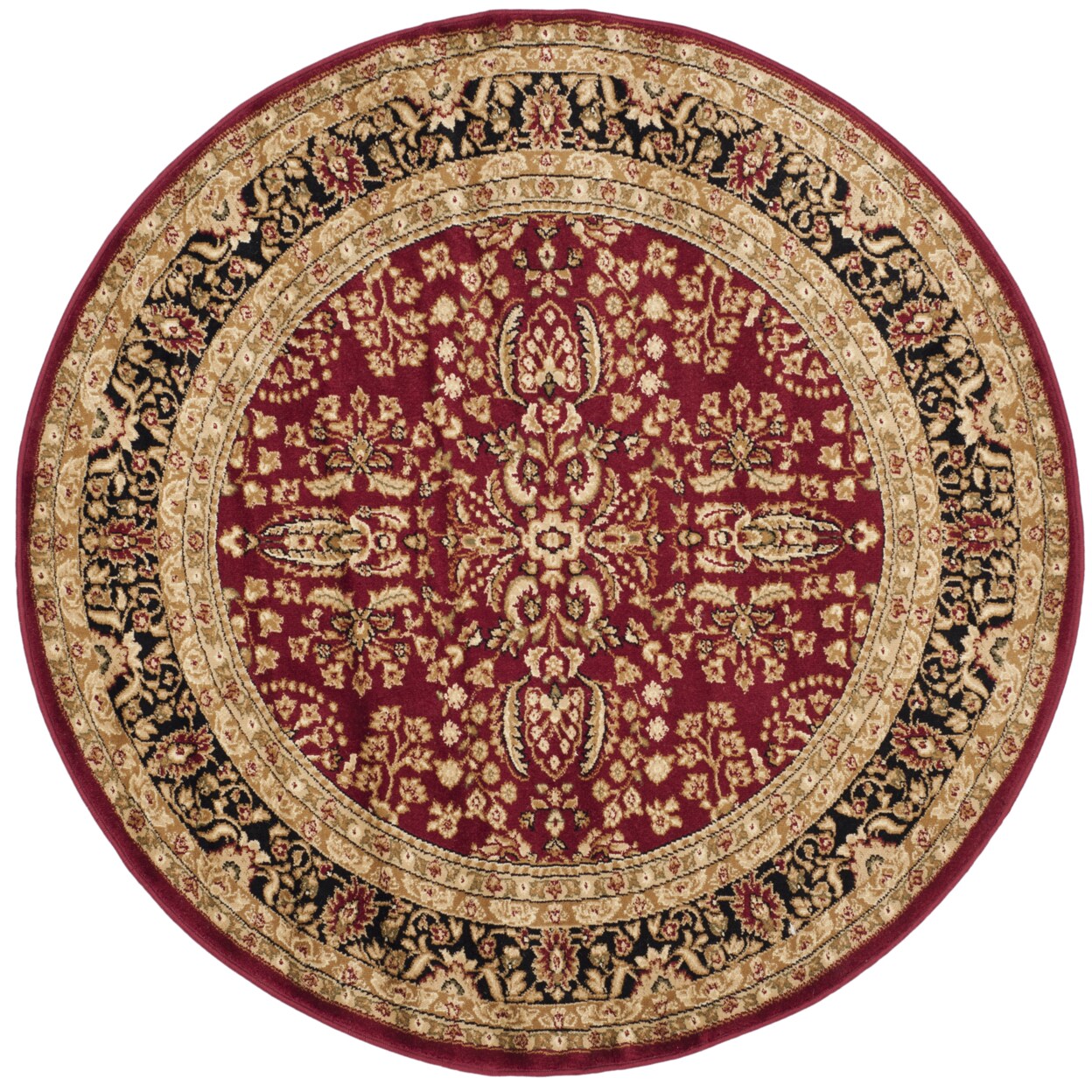 Safavieh   Lyndhurst LNH214A Red / Black Rug
