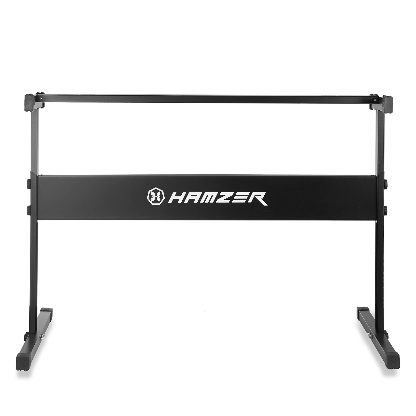 Hamzer Heavy Duty, H Style Piano Keyboard Stand - Height Adjustable w/Non Slip Caps for Digital Electronic Piano, Black