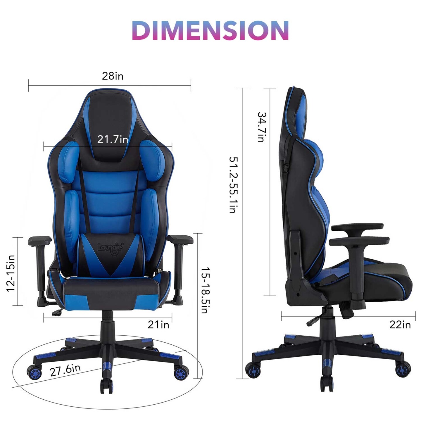Viraj Faux Leather Game Chair