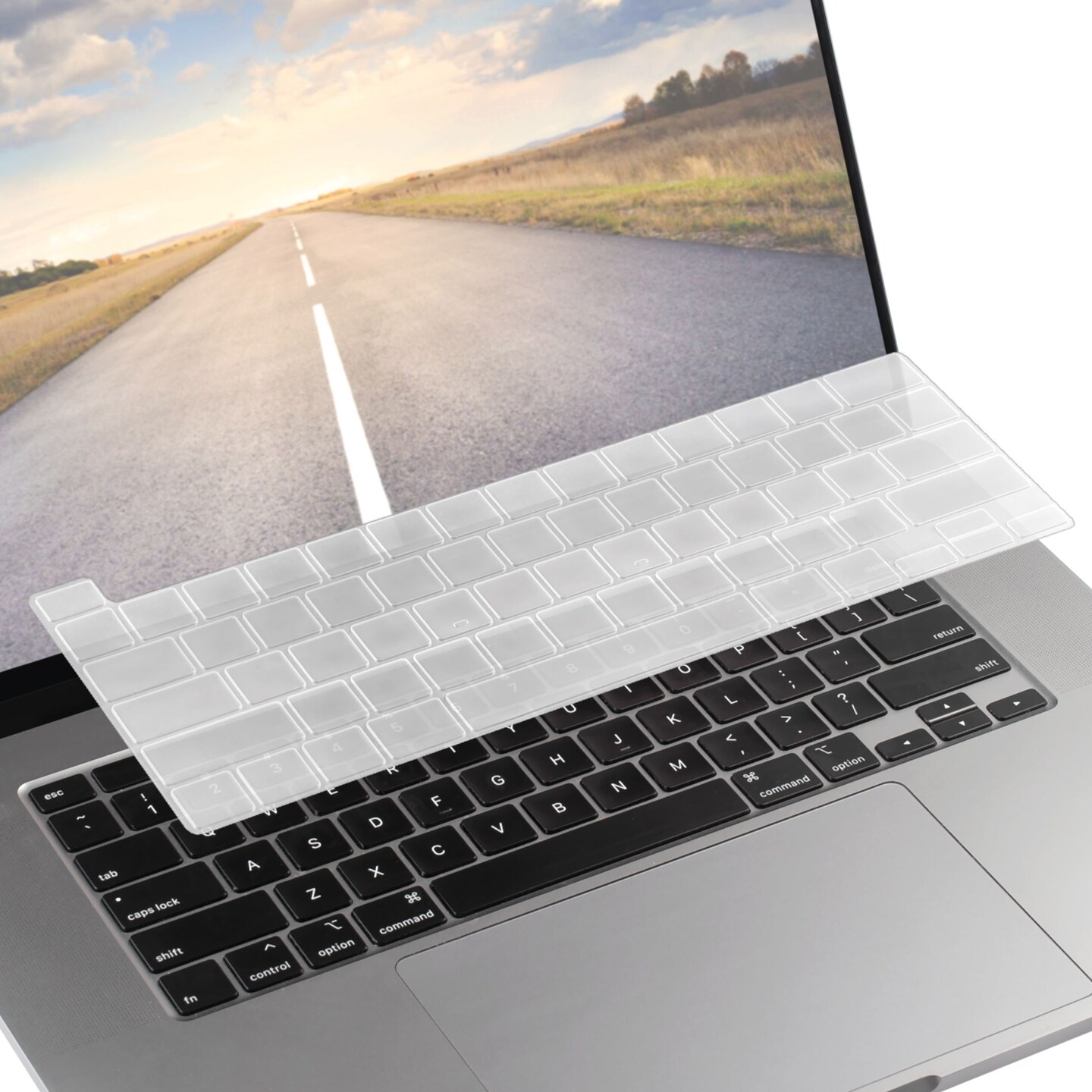 Insten Keyboard Cover Protector Compatible with 2020 Macbook Pro 13&#x22;, Ultra Thin Silicone Skin, Tactile Feeling, Anti-Dust, Clear