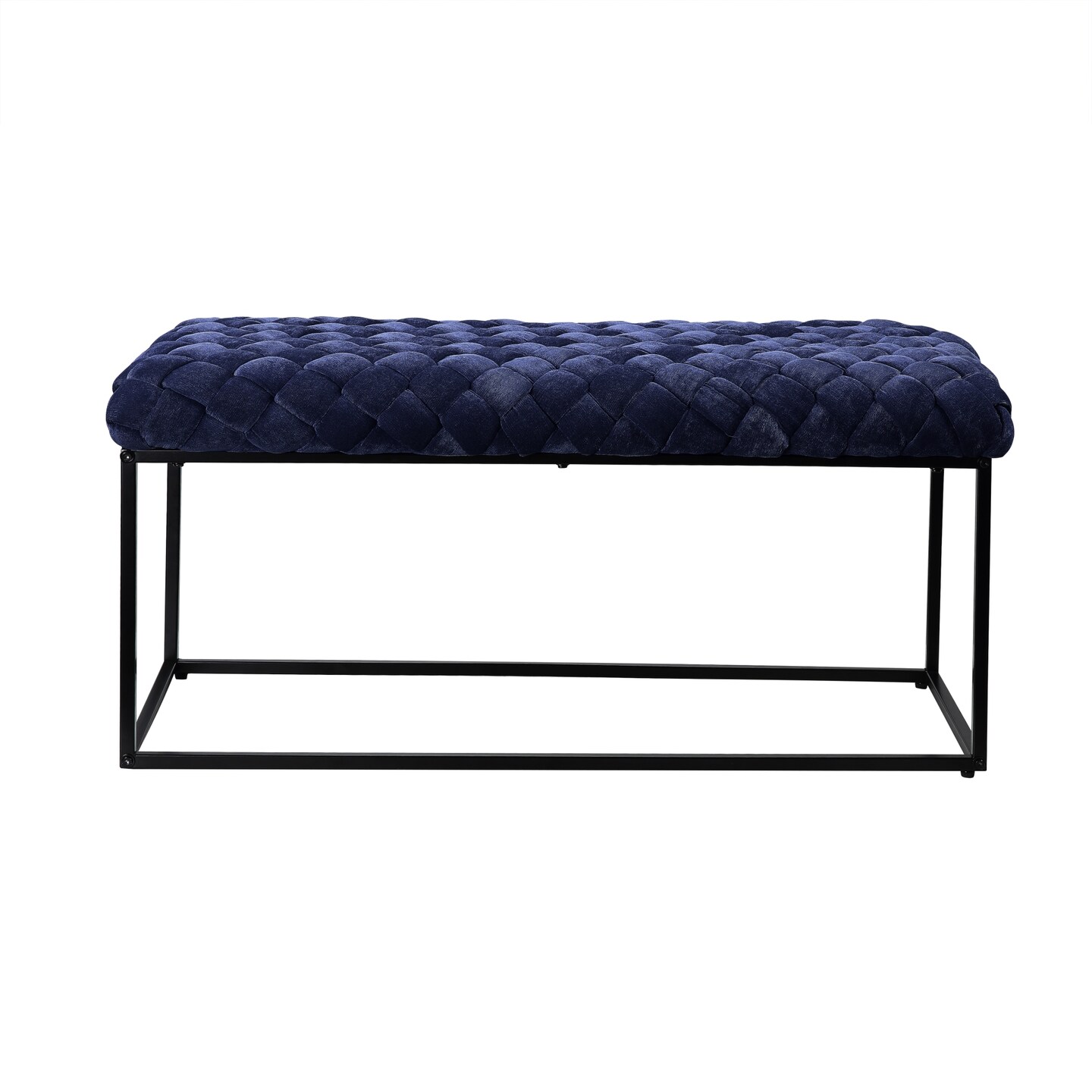 Mariana Velvet Woven Texture Bench