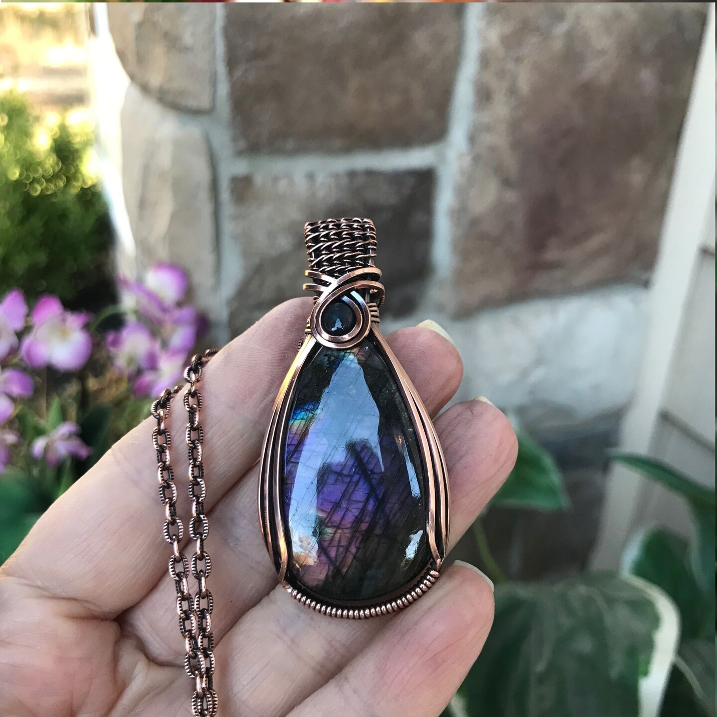 Siggi Labradorite hotsell and Amethyst Pendant