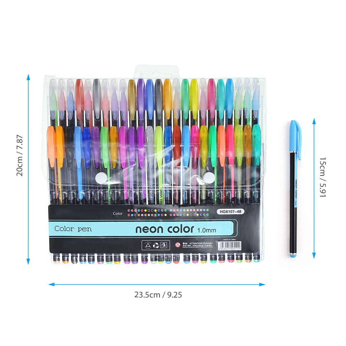 Assorted Coloring Gel Pen 48pcs