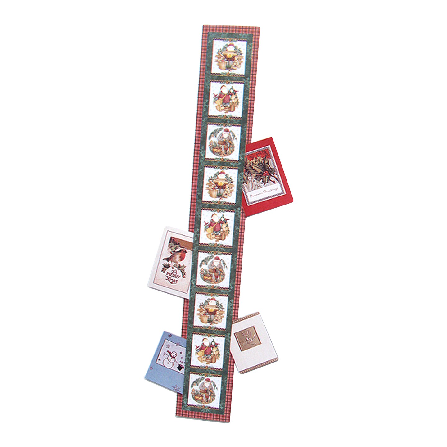 CC Christmas Decor Club Pack Of 144 Woodland Santa Claus Christmas Greeting Card Holders 42"