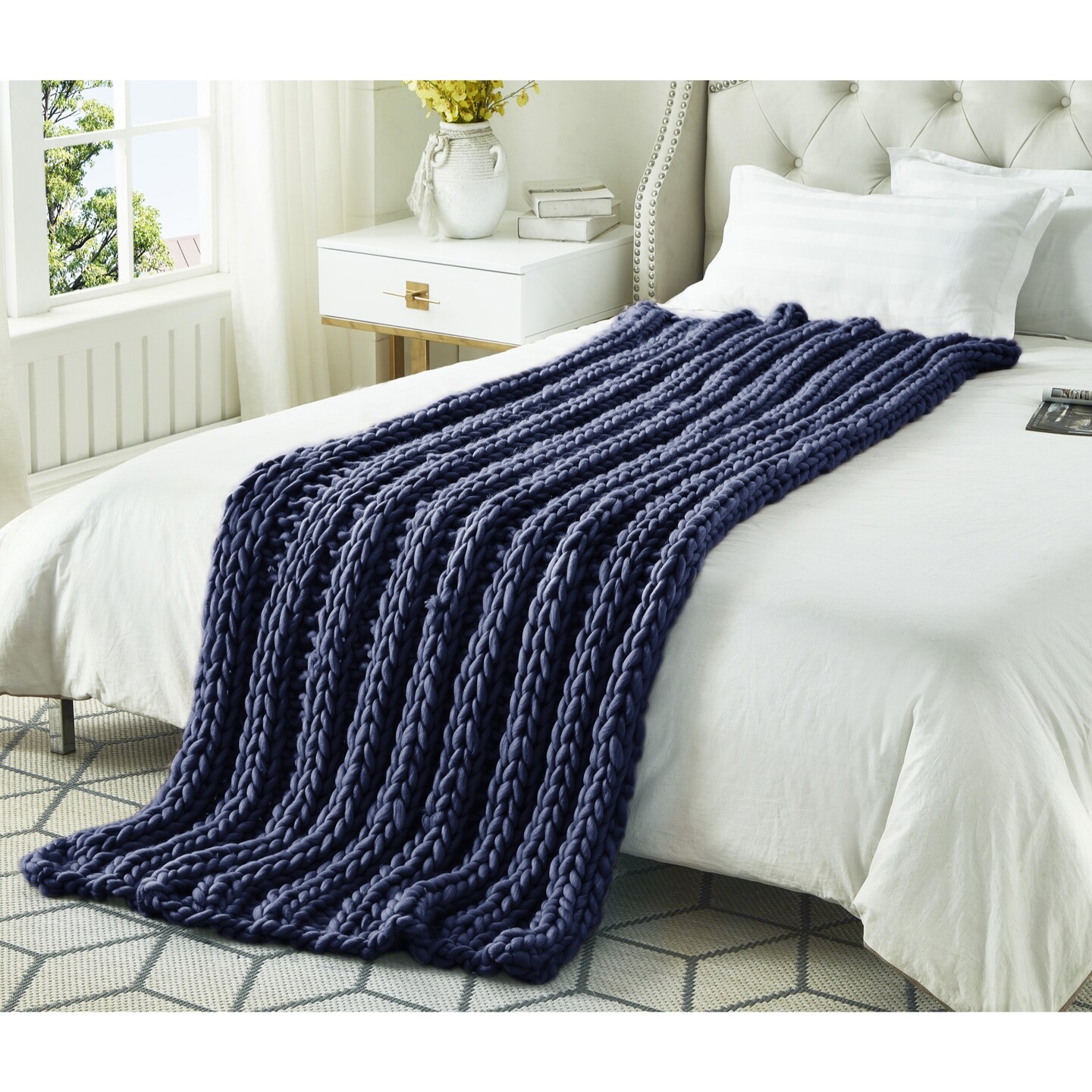 Vielkis Channel Knit Throw
