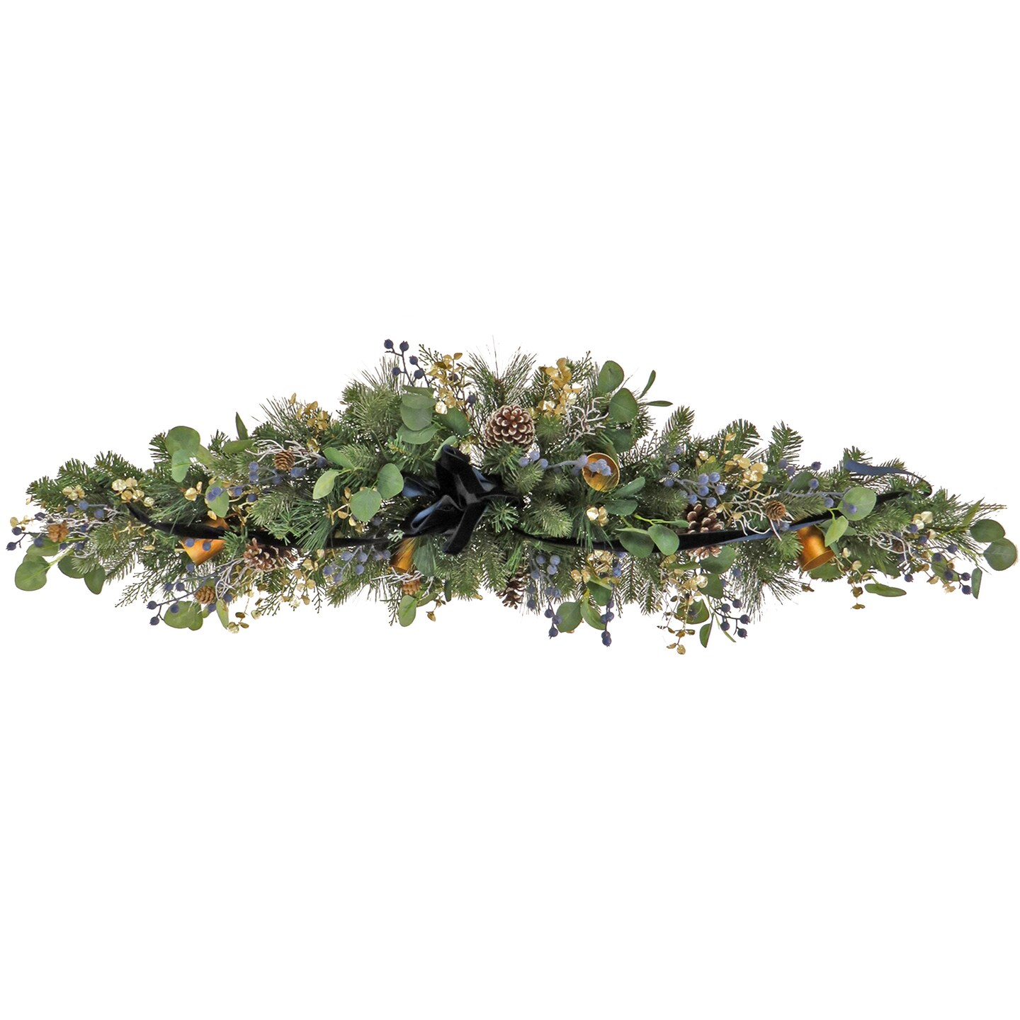 National Tree Company 60&#x22; HGTV Home Collection Swiss Chic Mantle Swag