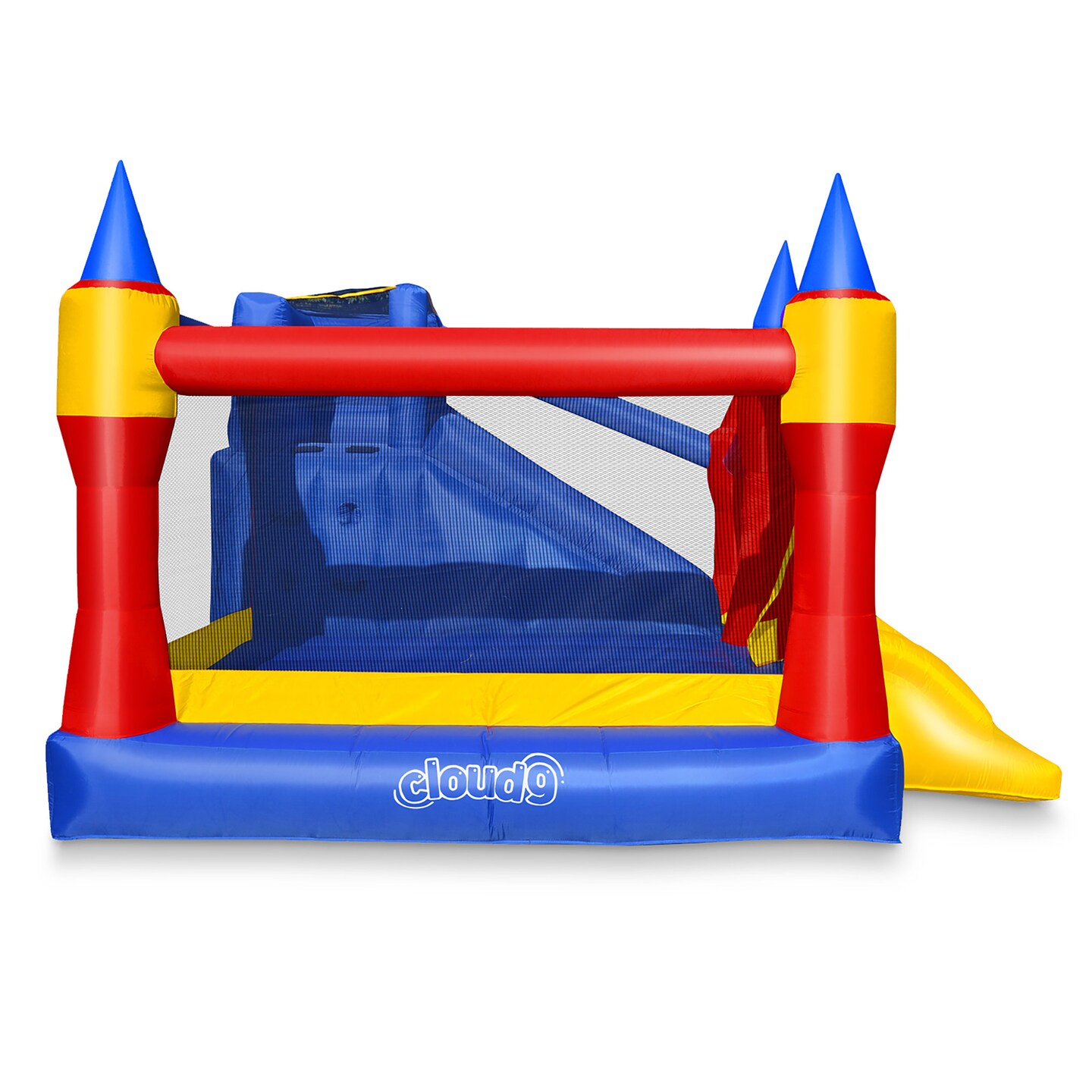 Cloud 9 Royal Slide Bounce House with Blower, Inflatable Bouncing Jumper for Kids