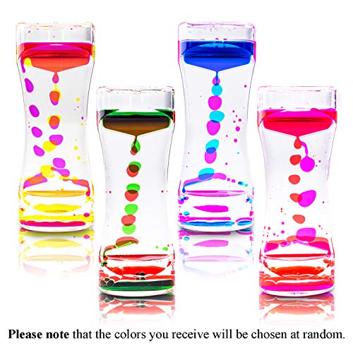 Liquid Motion Bubbler for Sensory Play, Fidget Toy, Children Activity, Desk Top, Assorted Colors (1 Piece)
