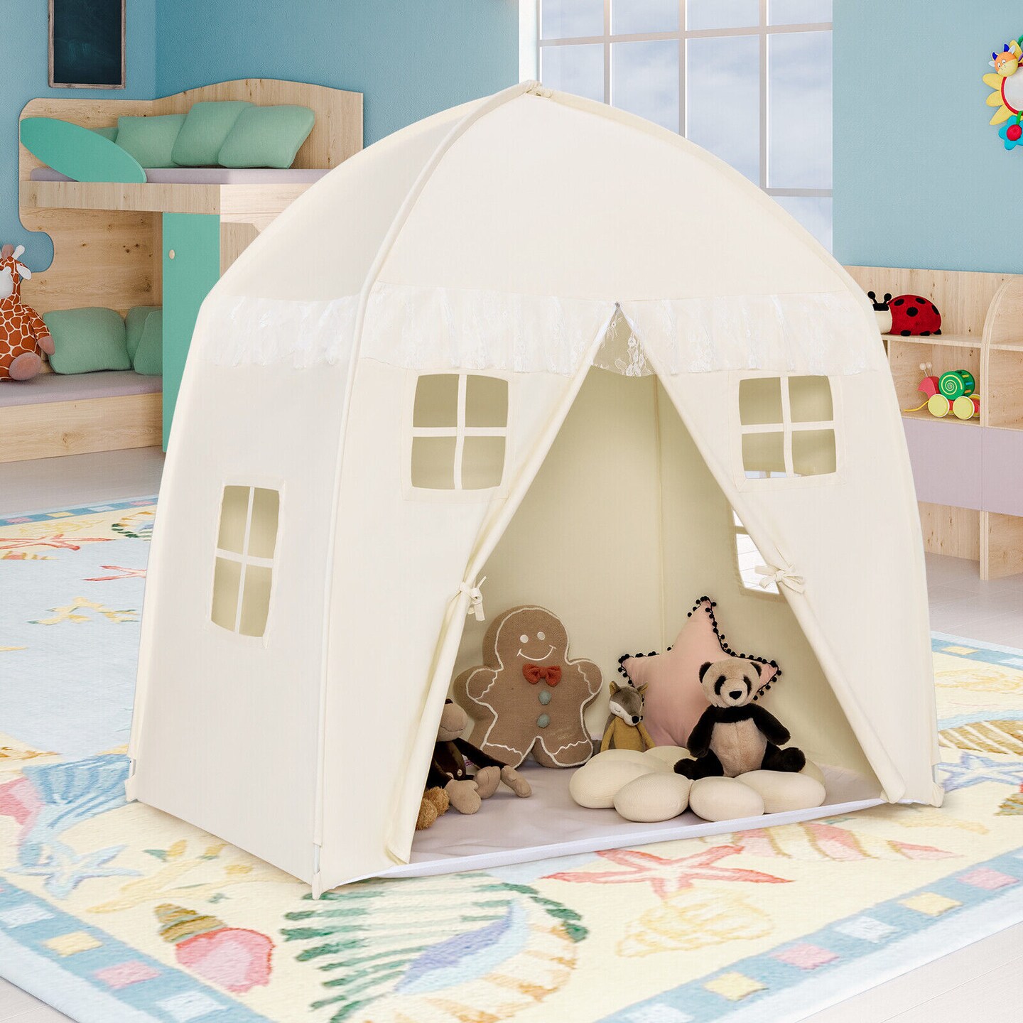 Portable Indoor Kids Play Castle Tent