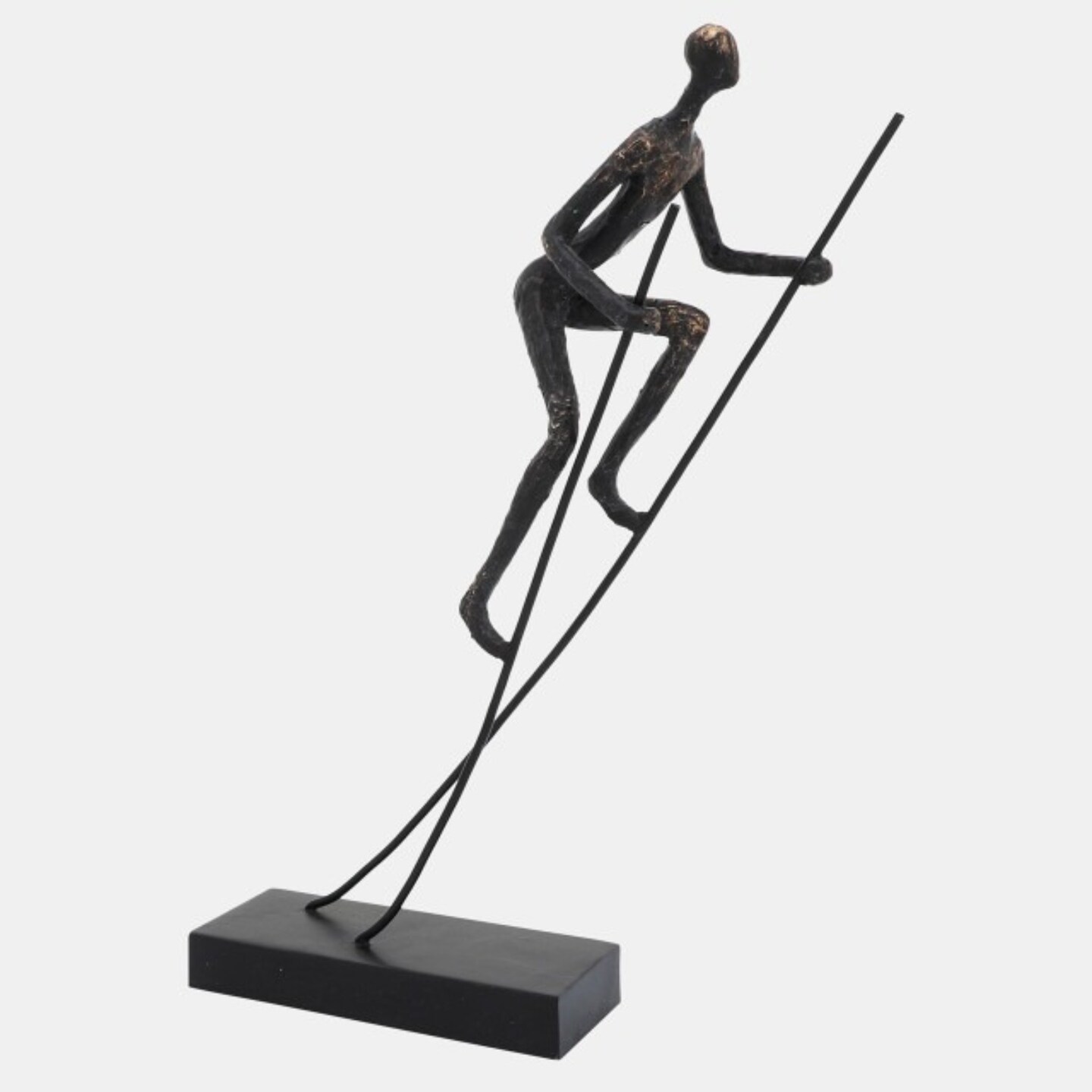 Kingston Living Man On Stilts Tabletop Decoration - 15&#x22; - Bronze