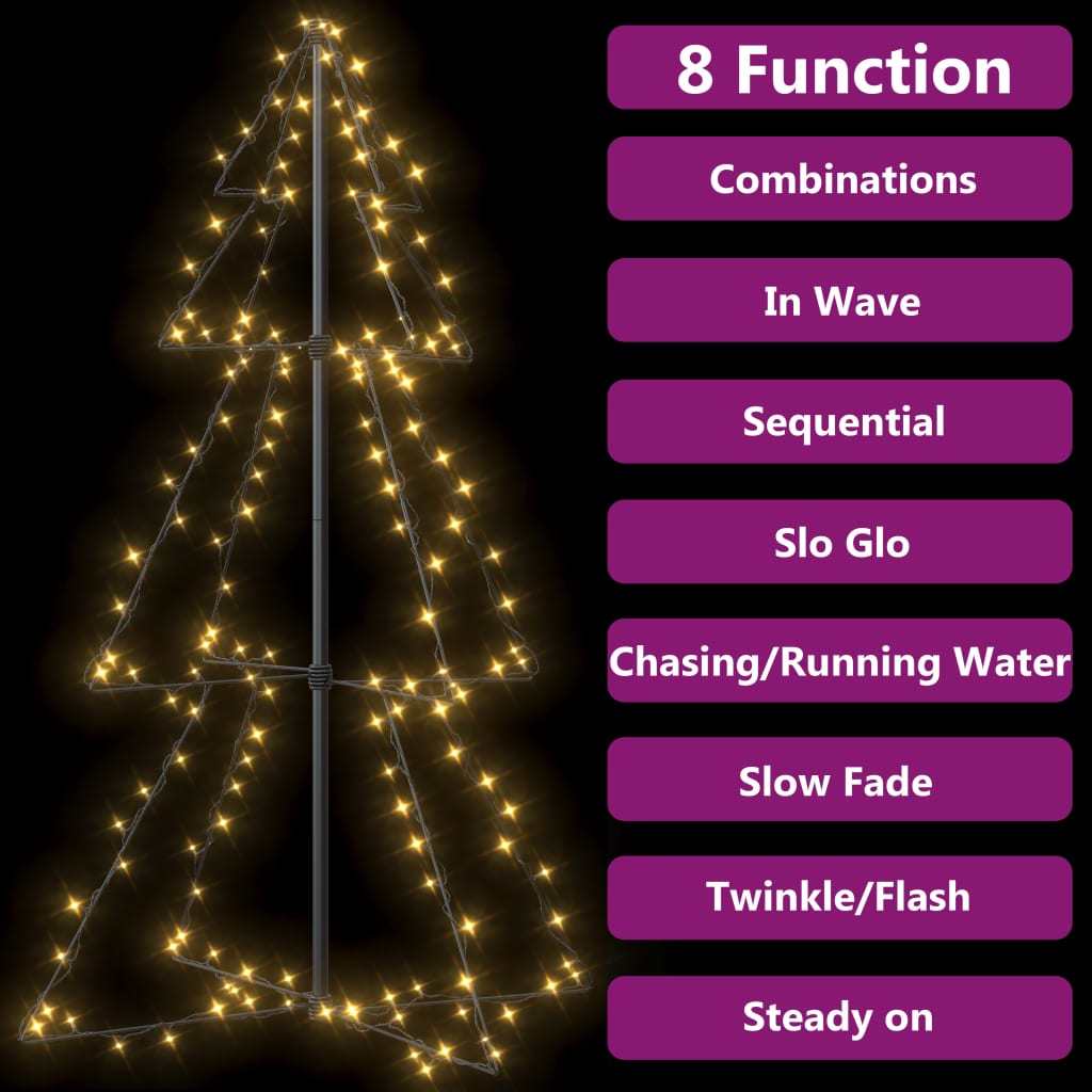 Christmas Cone Tree LEDs Indoor and Outdoor