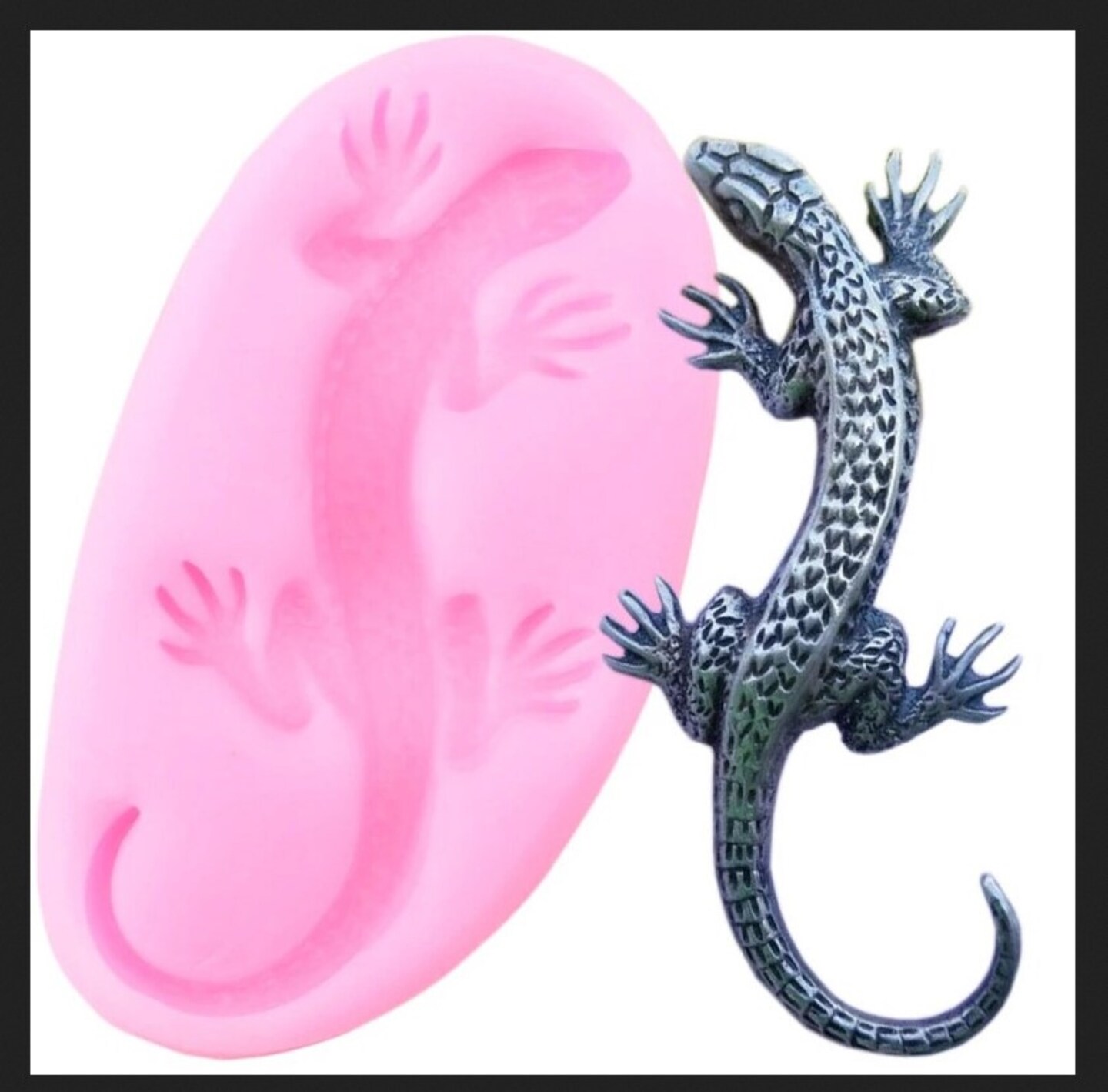 1595 The MOST REALISTIC Lizard Silicone Mold Ever! 