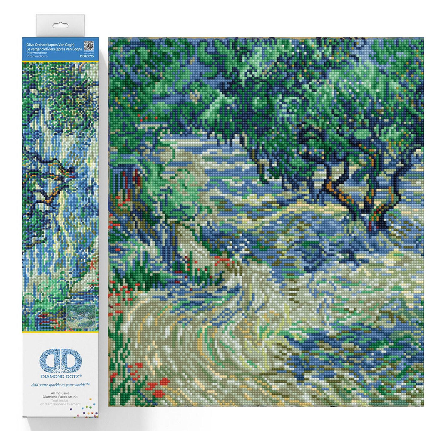 Diamond Dotz Olive Orchard Van Gogh Landscape Diamond Painting