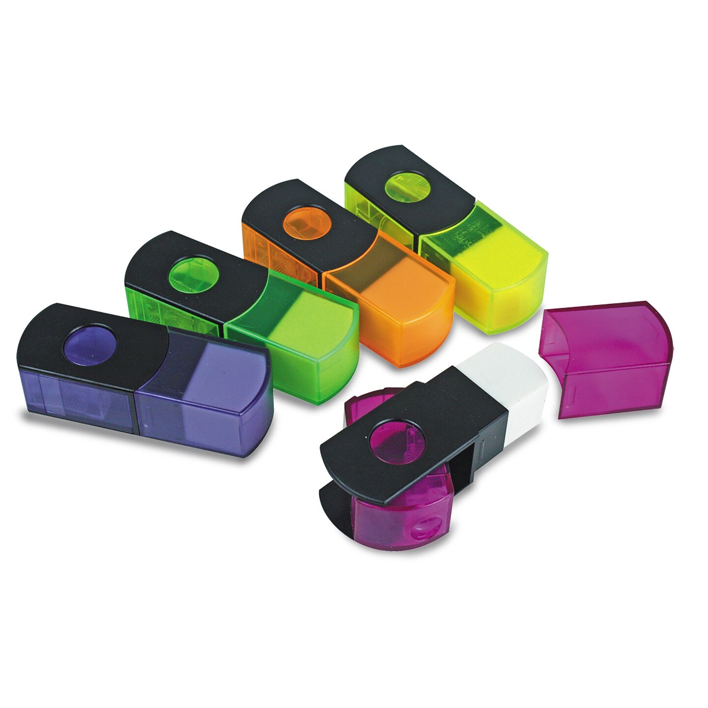 2&#x27; N 1 Sharpener with Flip to Eraser, Pack of 10