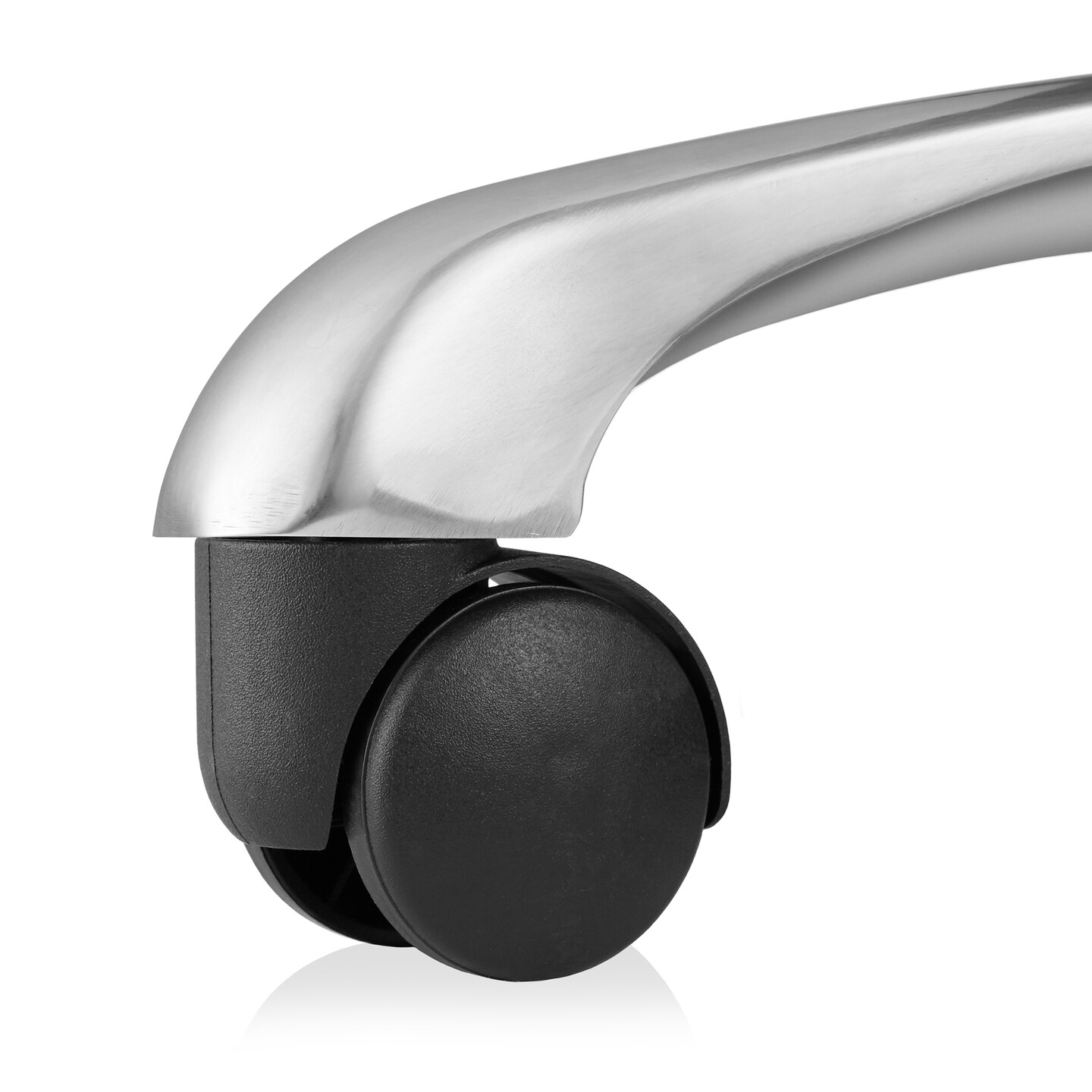 Saloniture Rolling Hydraulic Salon Stool with Low Backrest - Adjustable Swivel Chair for Spa, Shop, Salon, Massage, or Medical Office