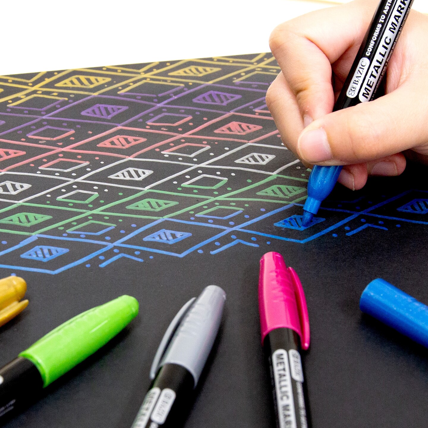 BAZIC 6 Metallic Markers