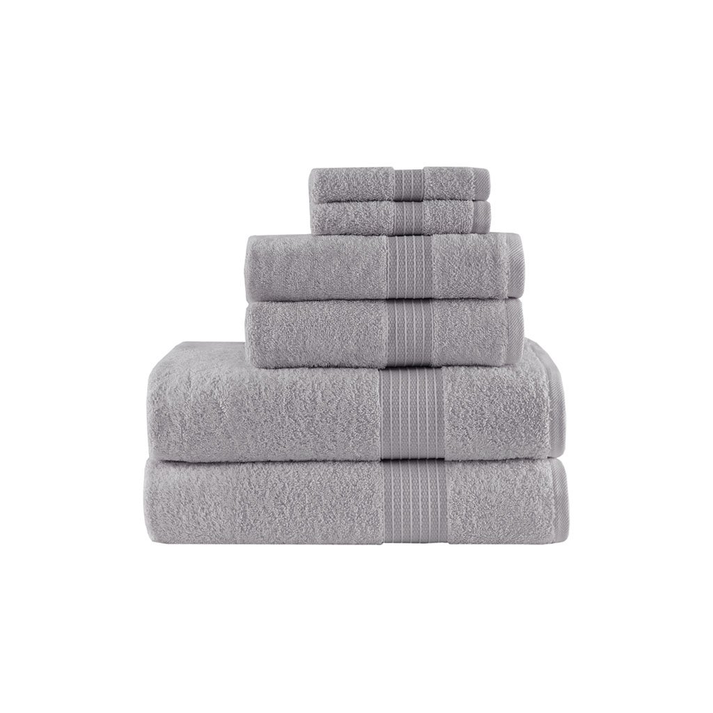 Gracie Mills Emeric 6-Piece Organic Cotton Towel Set - Grace-9601