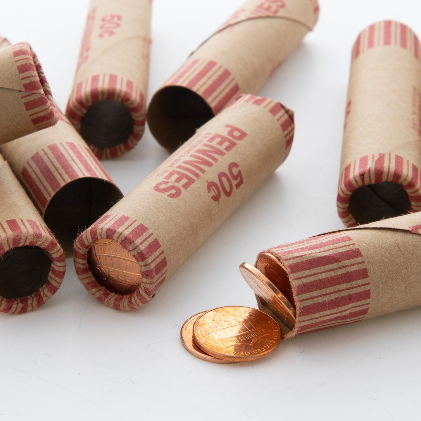 BAZIC Penny Coin Wrappers (36/Pack)