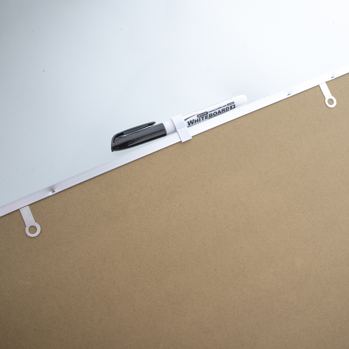 BAZIC METALLIQUE Aluminium Framed Magnetic Dry Erase Calendar 16" X 20"