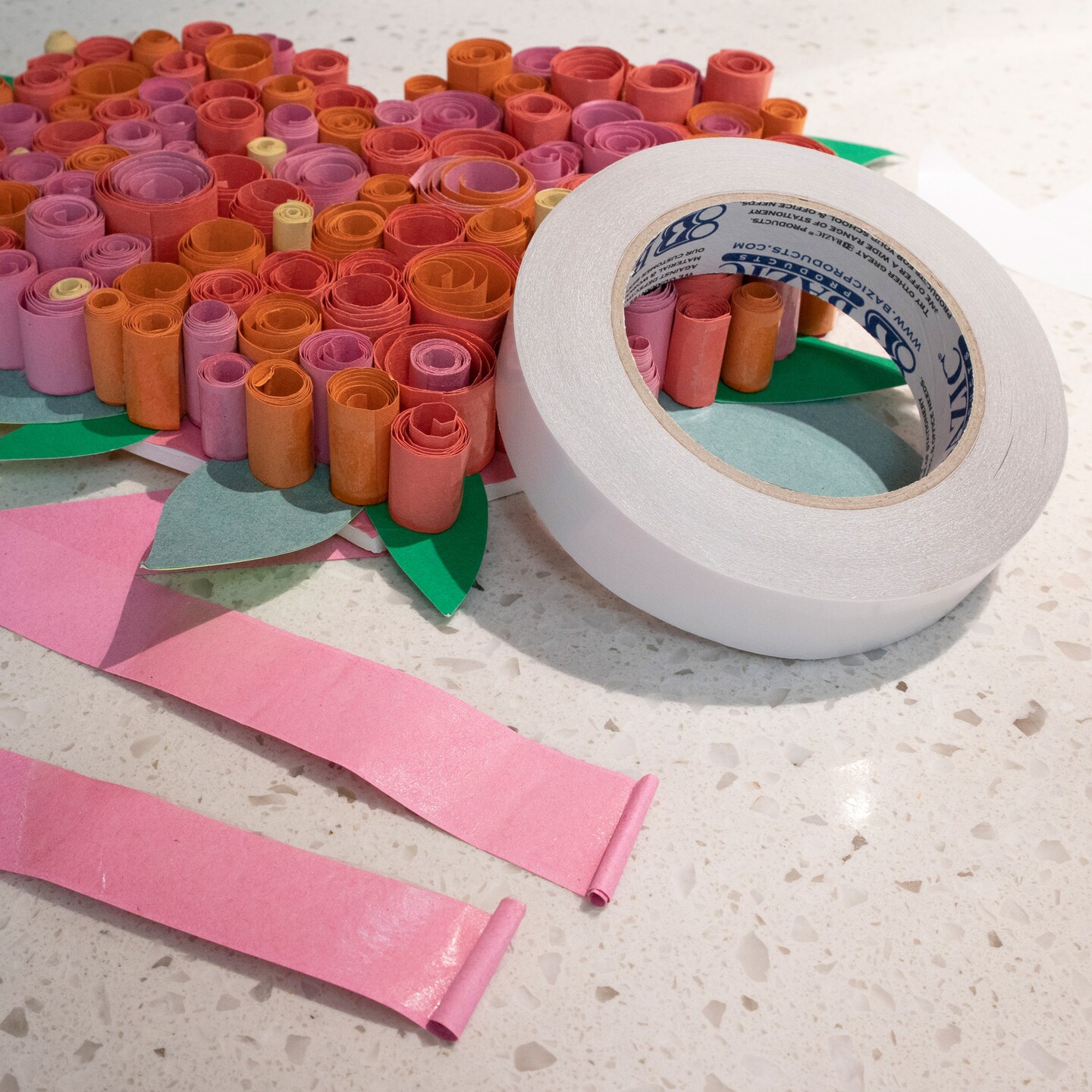 BAZIC Double Sided Tape 1&#x22; X 20 Yard (720&#x22;)