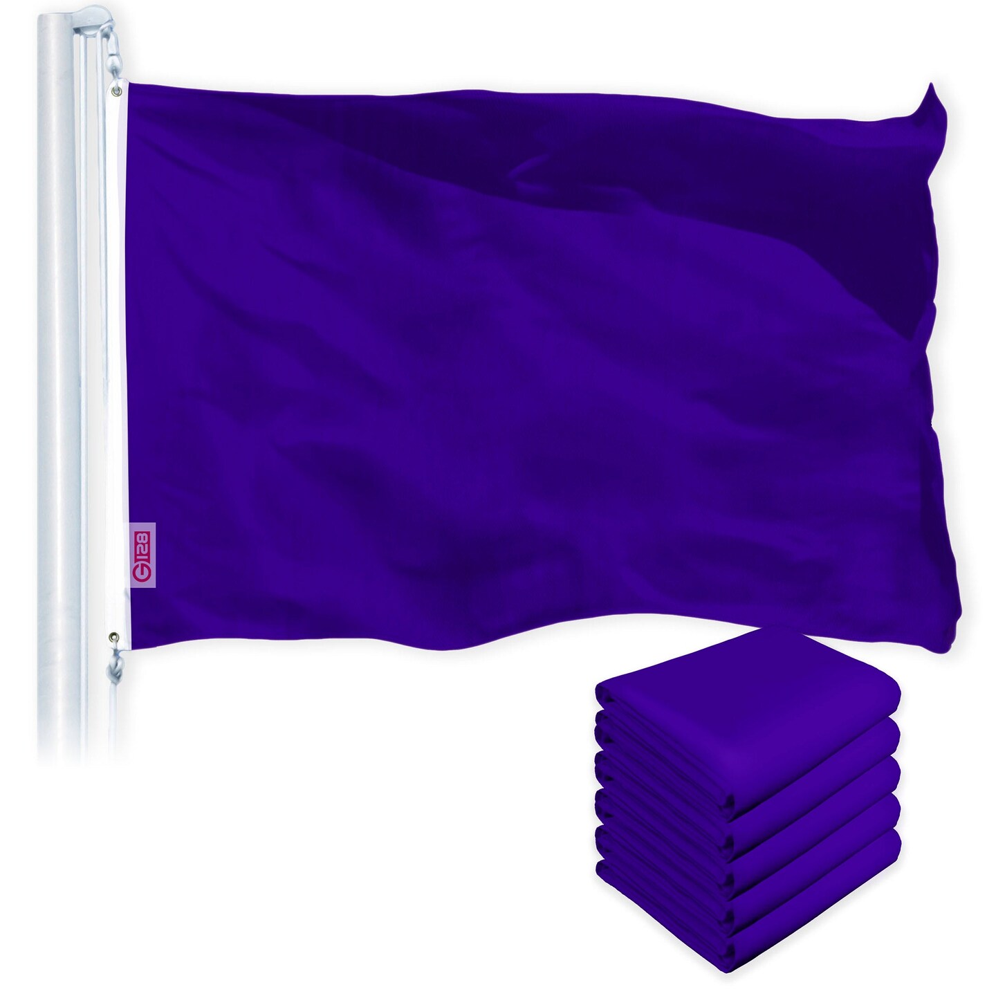 Violet Color Flag Let G128 5 Pack: Solid Violet Color Flag | 2x3 Ft | LiteWeave Pro Series ...