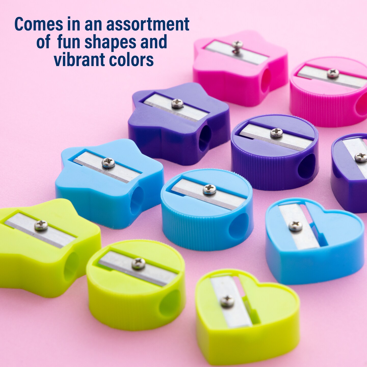BAZIC Fun Shaped Pencil Sharpener (12/Pack)