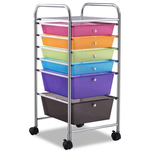 6 Drawers Rolling Storage Cart Organizer | Michaels