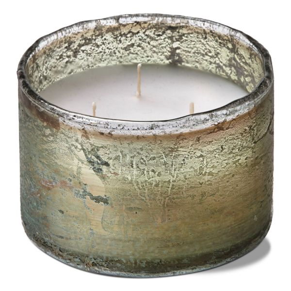 Organic Citronella Eucalyptus Candle, Light Green
