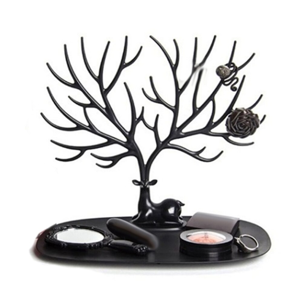 Generic Deer Tree Jewelry Rack Display Stand Earrings Necklace Bracelet Ring Organizer