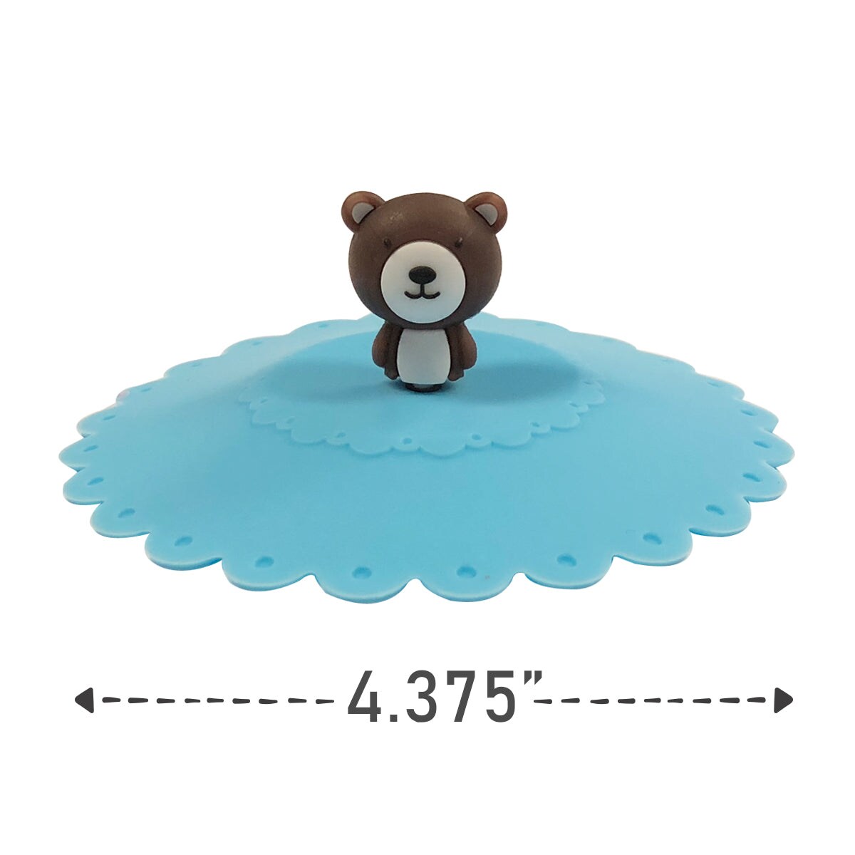 Wrapables® Silicone Cup Lids, Anti-Dust Airtight Mug Covers for Hot and Cold Beverages (Set of 6)