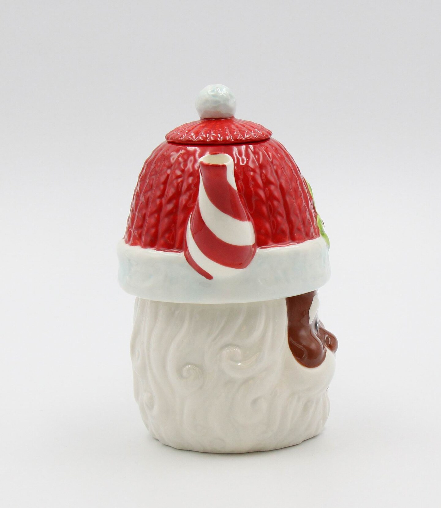 Ceramic African American Christmas Santa Claus Tea For One, Gift for Her, Gift for Mom, Tea Party D&#xE9;cor, Caf&#xE9; D&#xE9;cor, Christmas Decor