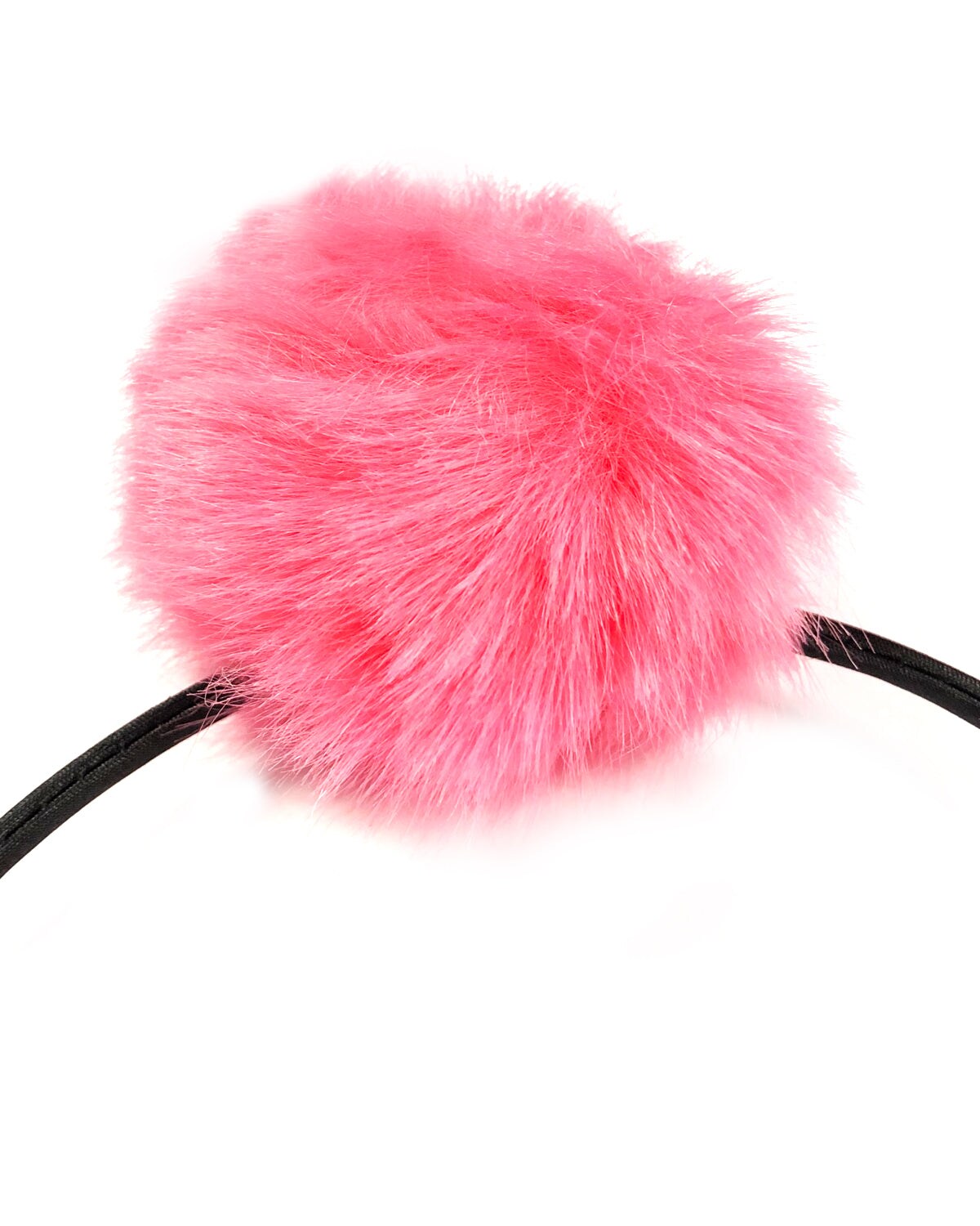 Wrapables Cosplay Costume Headband, Party Headwear for Women, Pink Pom Poms