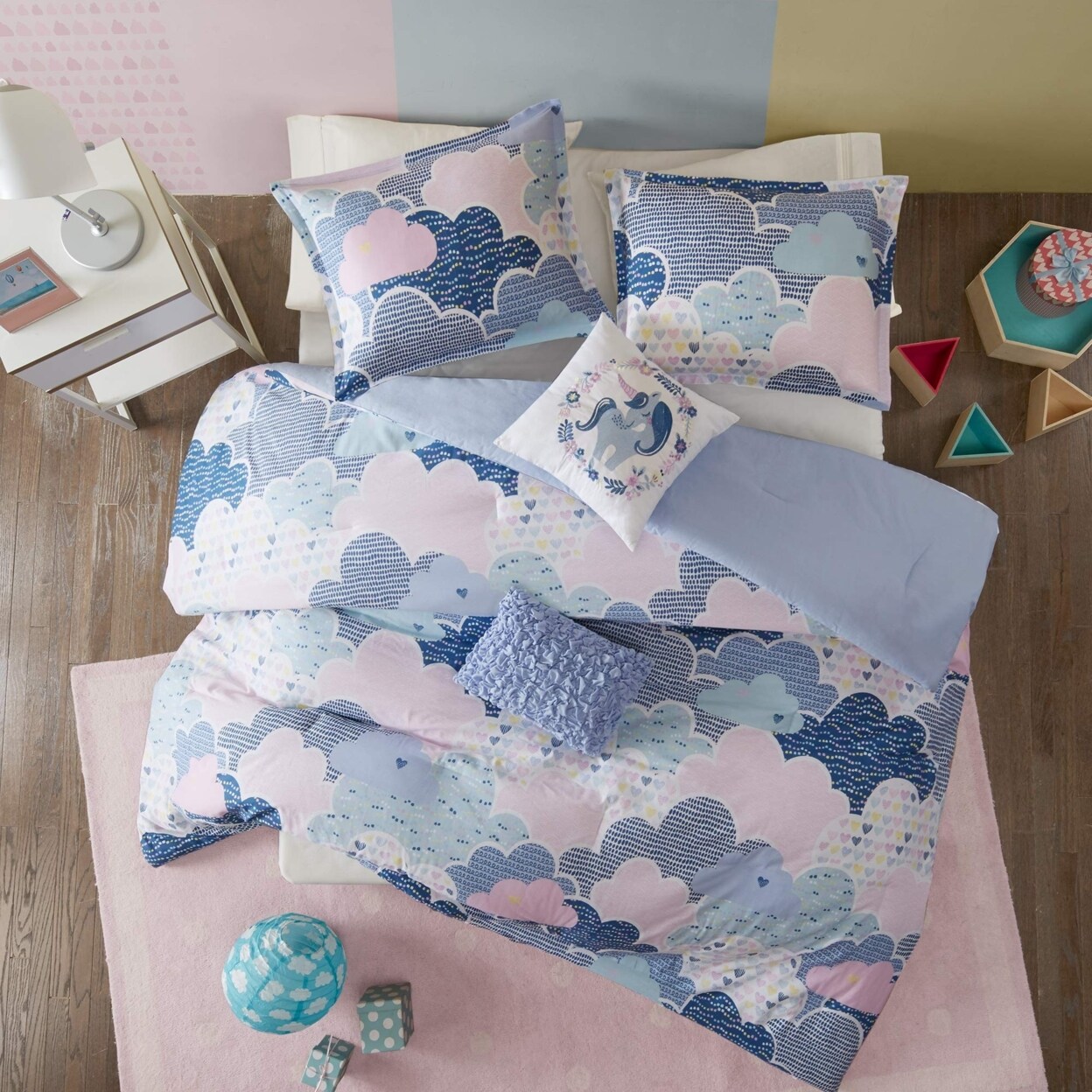 Urban Habitat Kids   Cloud Comforter Set Blue Twin/Twin XL