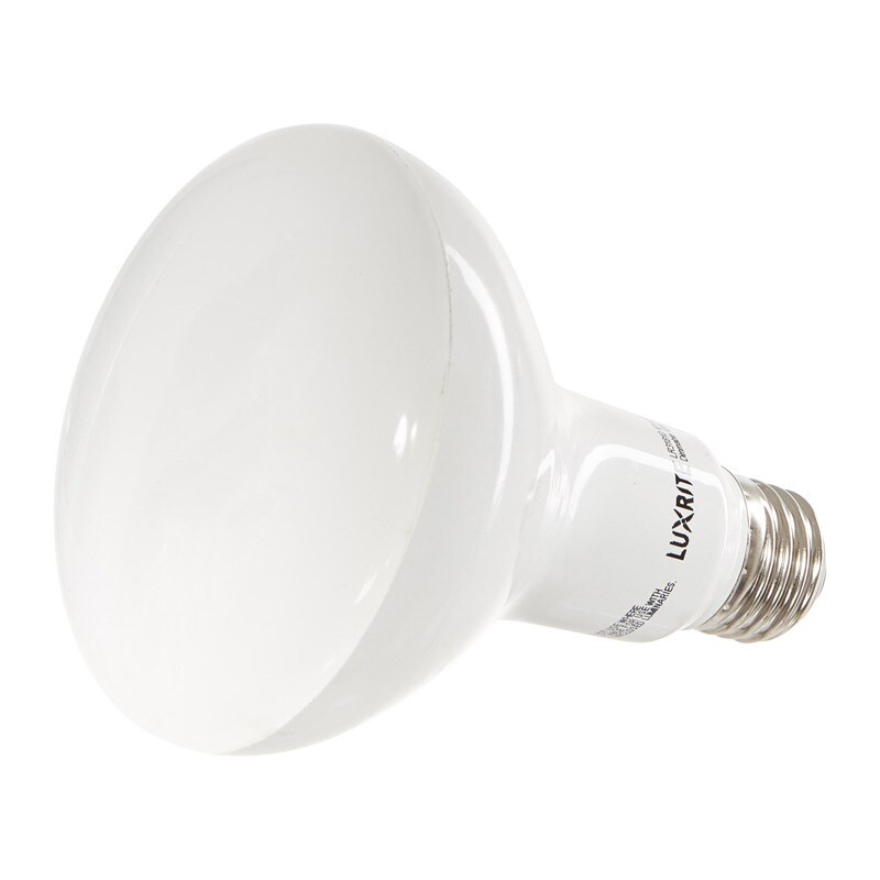 Luxrite 9W BR30 Dimmable LED 5000K Bright White Light Bulb