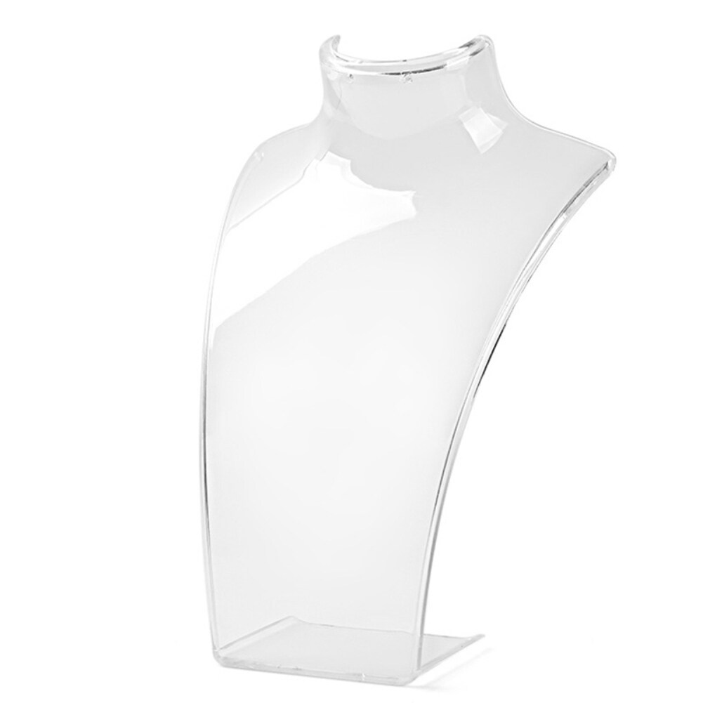 Generic Jewelry Necklace Earrings Plastic Mannequin Bust Display Stand