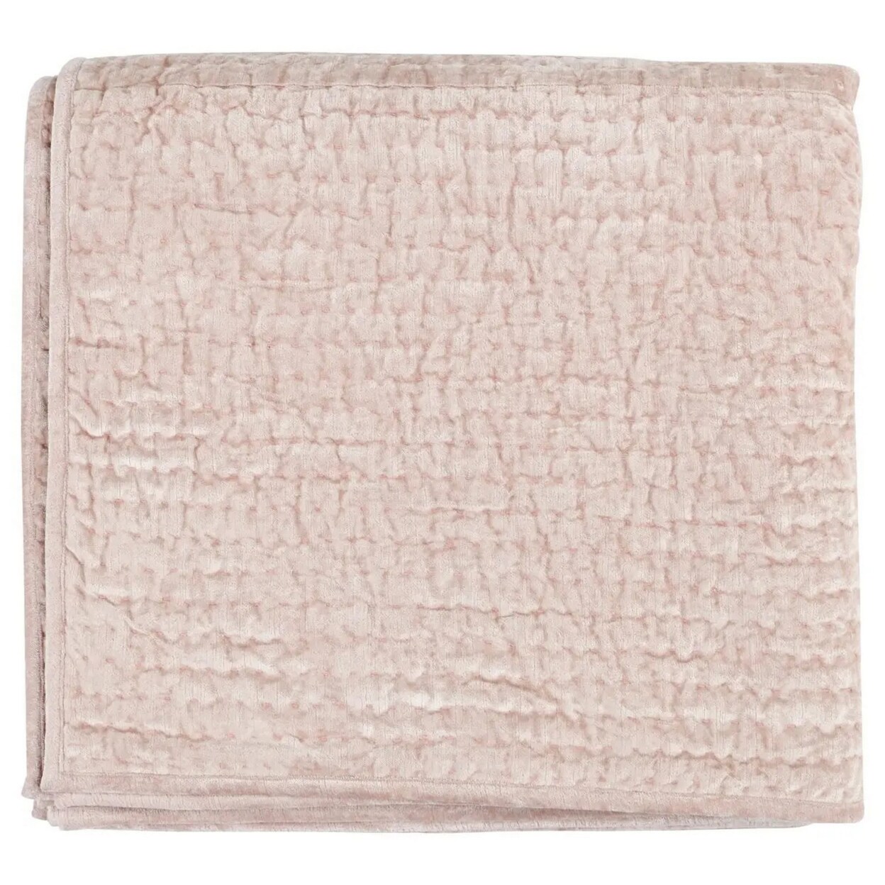 Saltoro Sherpi Lipa 92 x 96 Classic Handmade Queen Quilt with Polyfill and Cotton, Pink-