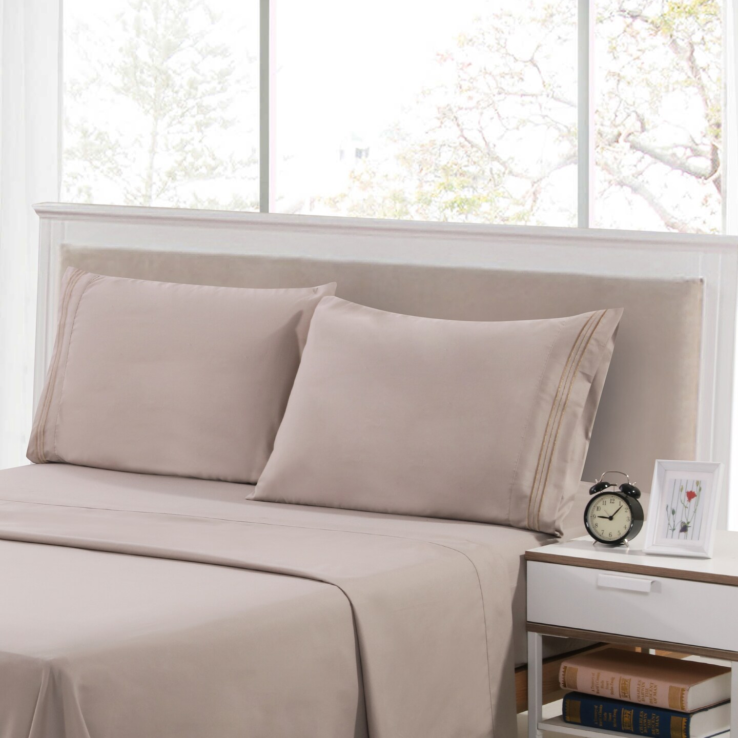 Premium Highest Quality Brushed Microfiber - 4 Piece 1800 Series Deep Pocket Bed Sheet Set