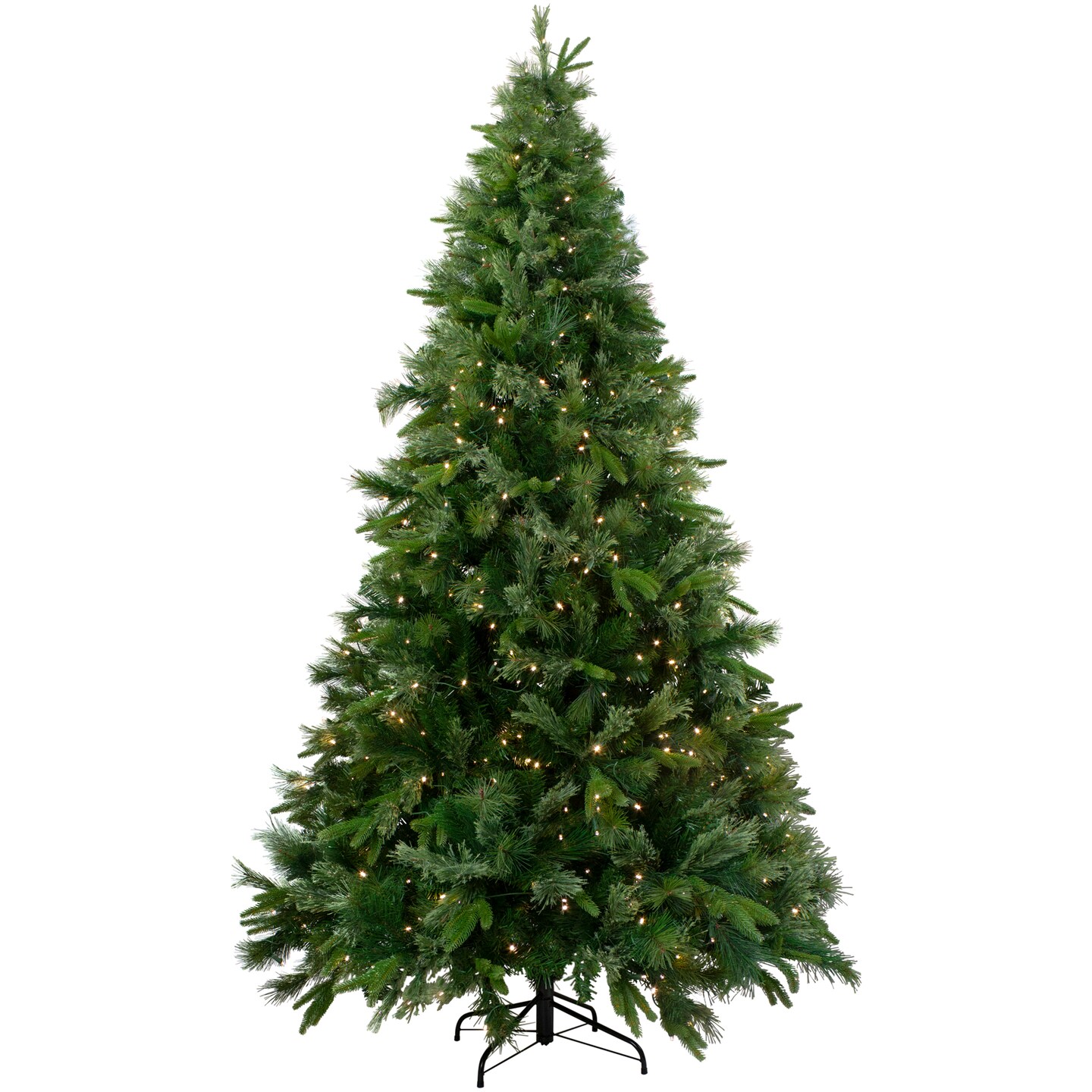 Northlight Pre-Lit Full Ashcroft Cashmere Pine Artificial Christmas Tree - 7.5&#x27; - Clear AlwaysLit Lights