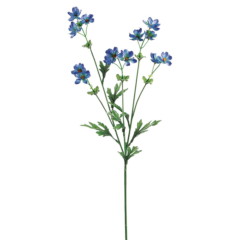 Allstate 27.5&#x22; Blue Baby Cosmos Artificial Decorative Floral Spray