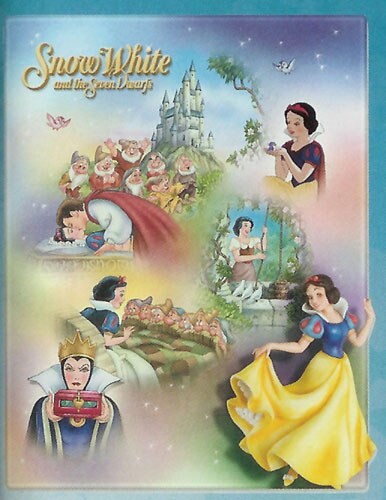 The Bradford Exchange 8" Blue and Vibrantly Colored Snow White Disney Wall Plaque